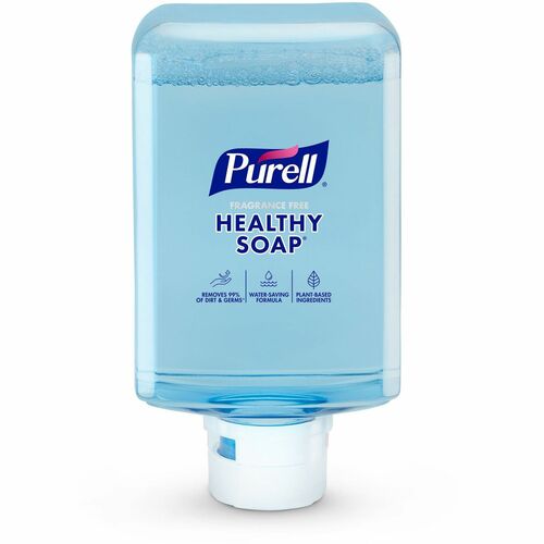 PURELL® ES10 Healthy Soap Clean Release Foam - 40.6 fl oz (1200 mL) - Touchless Dispenser - Kill Germs, Dirt Remover - Hand - Antibacterial - Clear - Refillable, Fragrance-free, Non-irritating, Preservative-free - 2 / Carton