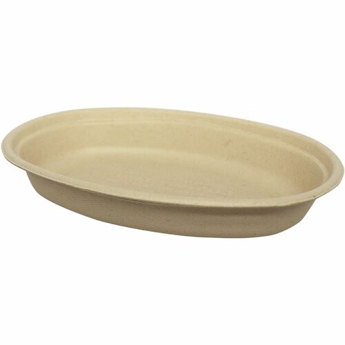 World Centric Compostable Fiber Bowl - Food, Ice Cream, Commercial - Disposable - Natural - Fiber, Bamboo Body - 300 / Carton