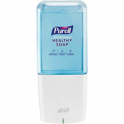PURELL® ES10 Automatic Hand Soap Dispenser - Automatic - 1.27 quart Capacity - Support AA Battery - Refillable, Touch-free, Wall Mountable - White - 1Each