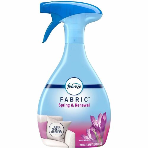 Febreze Odor-Fighting Fabric Refresher, Spring & Renewal, 23.6 fl oz - For Fabric, Clothing, Upholstery, Carpet, Window - Spray, Liquid - 23.7 fl oz (0.7 quart) - Spring & Renewal Scent - Dye-free, Phthalate-free, Formaldehyde-free, Non-flammable Spray Bo