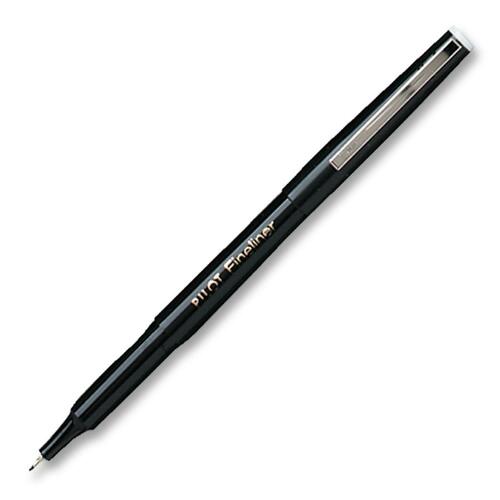 Pilot Fineliner Marker - 0.4 mm Pen Point Size - Black - 12 / Box