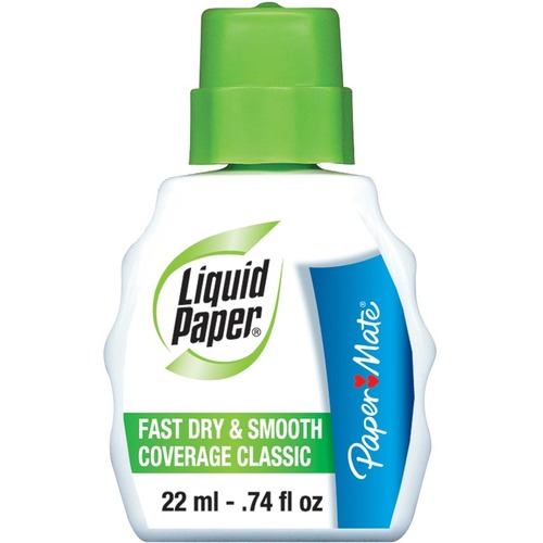 Paper Mate Correction Fluid - 22 mL - Water Based - 1 / Pack