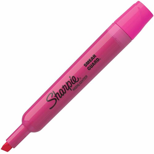 Sharpie Highlighter - Chisel Marker Point Style - Pink - 12 / Dozen