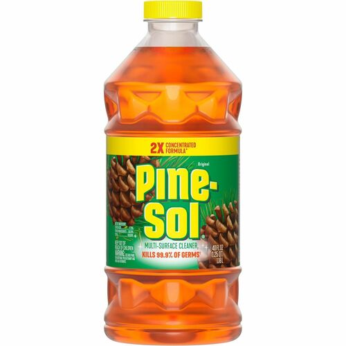 Pine-Sol Multi-Surface Cleaner - For Multi Surface - Concentrate - Liquid - 40 fl oz (1.3 quart) - Original Scent - 1 Each - Deodorize, Disinfectant, Dilutable - Yellow