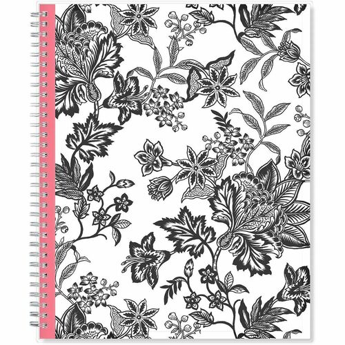 Blue Sky Analeis 2024-2025 Weekly Monthly 8.5x11 Planning Calendar - Academic - Weekly, Monthly - 12 Month - July 2024 - June 2025 - 11" x 8 1/2" White Sheet - Twin Wire - White - Paper - Black, White CoverStorage Pocket, Lined, Appointment Schedule, To-d