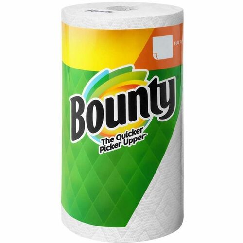 Bounty Full Size Sheets - 2 Ply - 87 Sheets/Roll - White - Paper - 6 / Carton