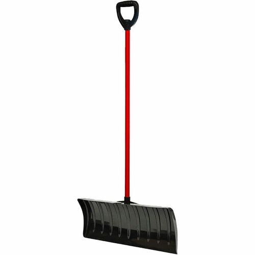 ERA Infinity 26-inch Snow Shovel, Black/Red - 3.75" (95.25 mm) Length - Black, Red - Polyolefin - 3.08 lb (1397.06 g) - Lightweight, Easy to Use, Eco-friendly - 1 Each