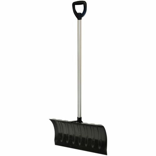 ERA Infinity 21-inch Snow Shovel, Black/Red - 5" (127 mm) Length - Black, Red - Polyolefin - 1.33 lb (603.28 g) - Lightweight, Easy to Use, Eco-friendly - 1 Each