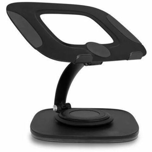 Aluratek Adjustable Ergonomic Laptop Stand with 360° Rotating Base