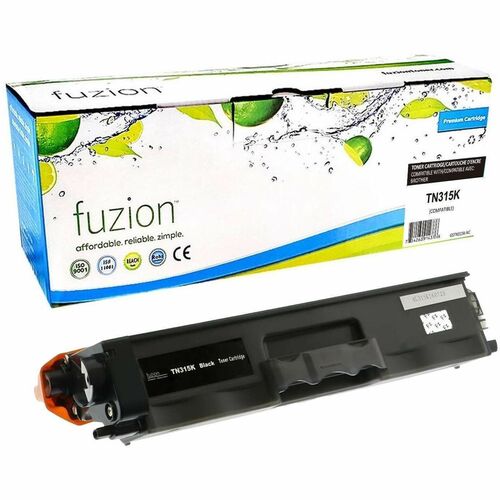fuzion Premium Laser Toner Cartridge TN315 (DPCTN315B, TN315BK, TN310BK) - Black - 1 Each - 6000