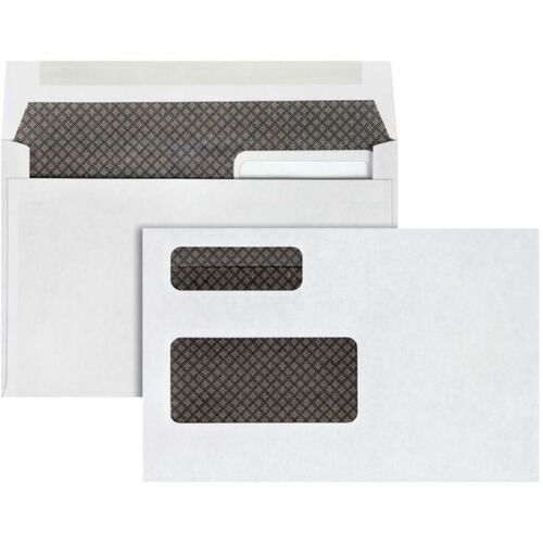 Quality Park Envelope - Security - 9" (228.60 mm) Width x 5 7/8" (149.10 mm) Length - Gummed Flap - 25 / Pack