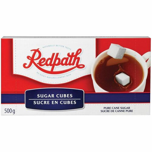 Redpath Sugar Cubes - 1.10 lb (500 g) - Cane Sugar Flavor - Granulated Sugar - 1 Unit