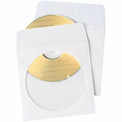 Quality Park Envelope - 4 7/8" (123.70 mm) Width x 5" (127 mm) Length - White - Poly, Wove, Paper - 50 / Box