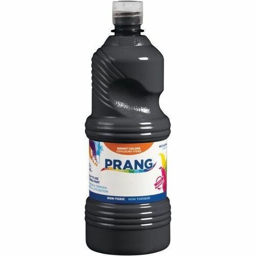 Prang Washable Tempera Paint - Liquid - Black - 946.35 mL - Washable