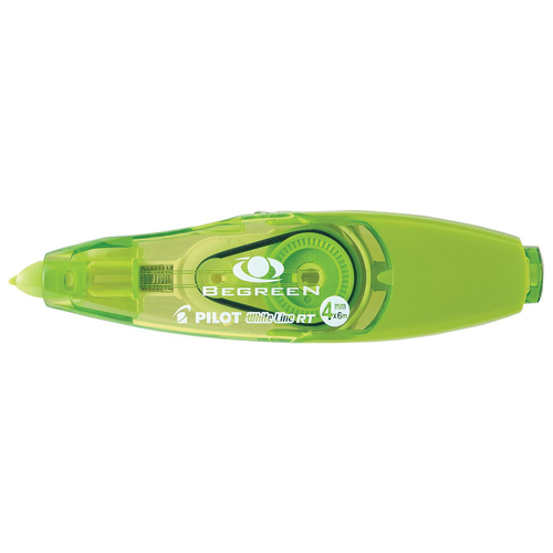 Pilot Whiteline Correction Tape - 0.16" (4 mm) Tape Width x 19.7 ft (6 m) Tape Length - Retractable, Refillable - 1 Each