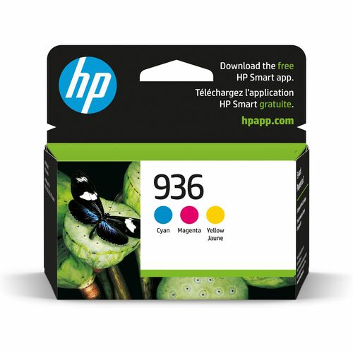 HP 936 Original Inkjet Ink Cartridge - Cyan, Magenta, Yellow - 3 Pack