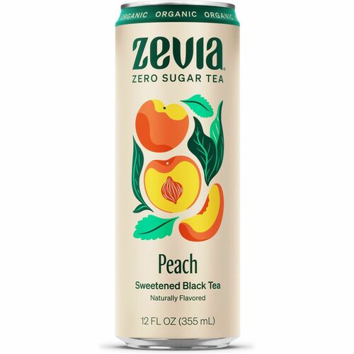Zevia Zero Sugar Black Tea Black Tea - 12 oz - 12 / Carton