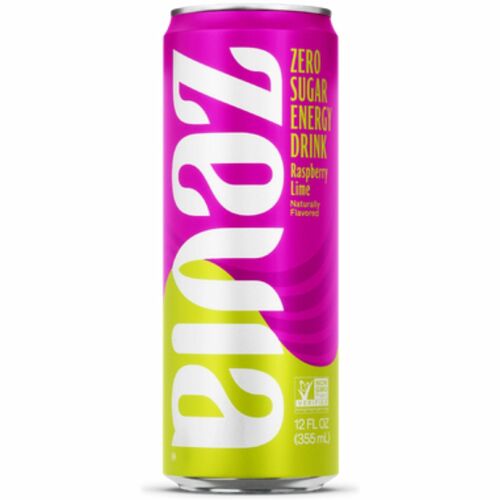 Zevia Zero Sugar Energy Drink - Ready-to-Drink - Sugar Free - 12 fl oz (355 mL) - 12 / Carton