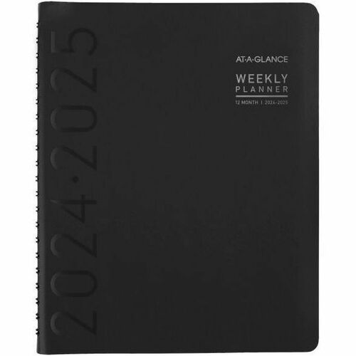 At-a-Glance Contemporary Planner - Large Size - Academic/Professional - Julian Dates - Monthly, Weekly - 12 Month - July 2024 - June 2025 - 8:00 AM to 5:30 PM - Half-hourly - Monday - Friday - 1 Month, 1 Week Double Page Layout - 11" x 8 1/4" White Sheet 