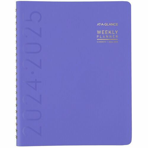 At-a-Glance Contemporary Planner - Large Size - Academic/Professional - Julian Dates - Monthly, Weekly - 12 Month - July 2024 - June 2025 - 8:00 AM to 5:30 PM - Half-hourly - Monday - Friday - 1 Month, 1 Week Double Page Layout - 11" x 8 1/4" White Sheet 