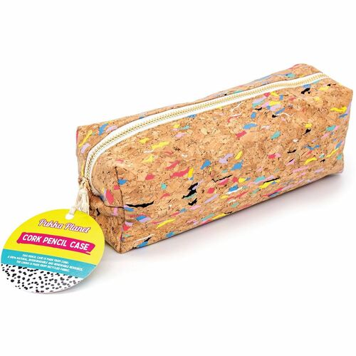 Pukka Pads Carrying Case Pencil - Water Proof - Cork Body - 2.8" Height x 8.1" Width x 2.4" Depth - 1 Each