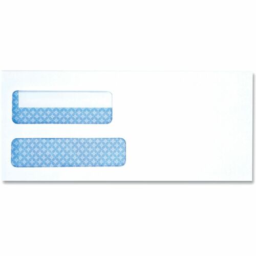 Universal Envelope - Business - #10 - 24 lb - Self Adhesive - White - Paper Stock - 500 / Box