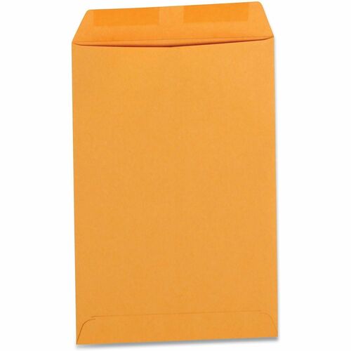 Universal Envelope - Catalog - #1 - 28 lb - Self Adhesive - Brown Kraft - Kraft Paper - 100 / Box