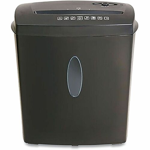 Universal 48108 Paper Shredder - Continuous Shredder - Cross Cut - 8 Per Pass - for shredding Credit Card, Paper, Staples - 0.157" x 1.575" Shred Size - P-3 - 4.59 ft/min - 2 Minute Run Time - 3.30 gal Wastebin Capacity - Black