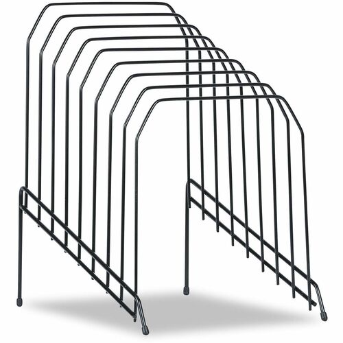 Universal Desktop File Sorter - 8 Compartment(s) - 12.50" Height x 8" Width x 10.50" Depth - Black - Metal Wire - 1 Each