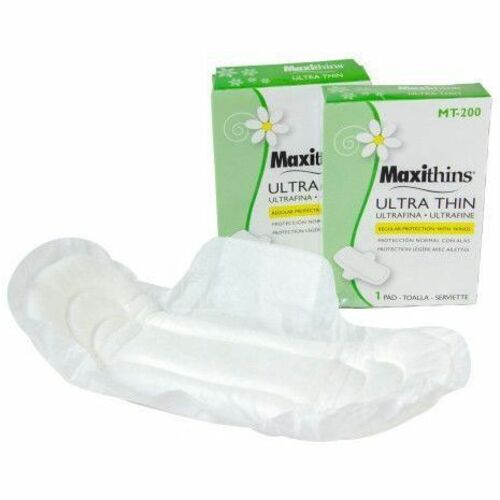 Maxithins Maxi Pad Ultra Thin w/Wings, Vended