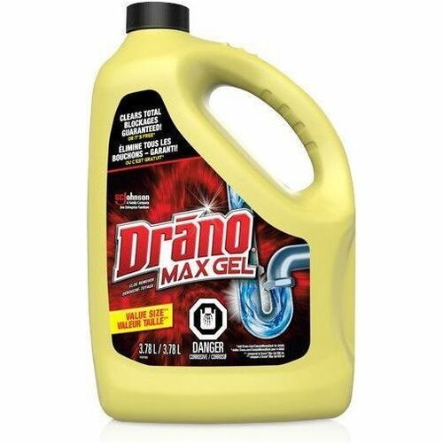 Drano Max Gel Clog Remover 3.8L - For Multipurpose - Gel - 3.80 L - Corrosion Resistant - 1 Unit
