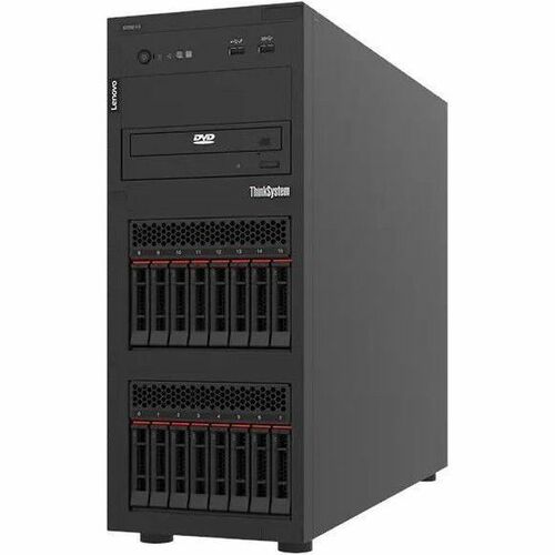 Lenovo ThinkSystem ST250 V3 7DCEA02HNA Tower Server - 1 x Intel Xeon E-2488 3.20 GHz - 16 GB RAM - Serial ATA/600 Controller