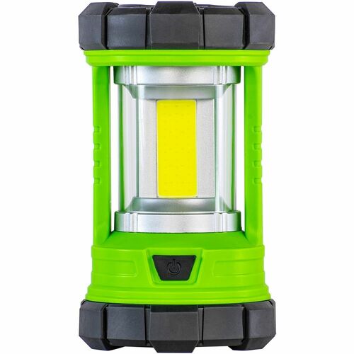 Life+Gear Adventure Lantern & Power Bank - 3200 lm Lumen - 1 - Lithium Ion (Li-Ion) - Battery Rechargeable - Battery, USB - Impact Resistant, Water Resistant - Lime, Green - 1 Each