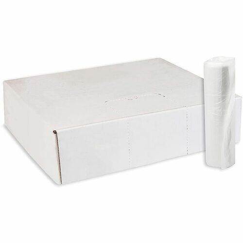 Highmark High Density Can Liners, 33 Gallon, 15 µm, Natural, Case Of 250 Liners - 33 gal Capacity - 33" Width x 0.59 mil (15 Micron) Thickness - High Density - Natural - Polyethylene - Industrial - 250 / Pack