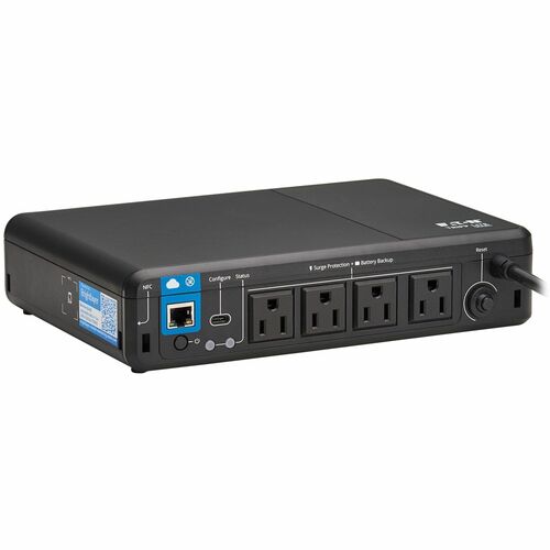 Eaton Tripp Lite Series 600VA 300W 120V Standby Cloud-Connected UPS with Remote Monitoring 4 NEMA 5-15R Battery Backup - Desktop/Surface/Wall Mountable - 8 Hour Recharge - 1.20 Minute Stand-by - 120 V AC Input - 120 V AC Output - Single Phase - Pulse-widt