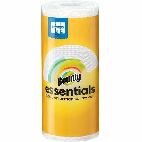 Bounty Essentials Select-A-Size - 2 Ply - 6" x 98 ft - 108 Sheets/Roll - 5" Roll Diameter - White - 6 Roll