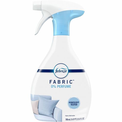 Febreze Fabric Refresher - For Household, Fabric, Home, Clothing, Upholstery, Carpet, Window - Spray - 23.6 fl oz (0.7 quart) - 4 / Carton - Scent-free, Unscented, Dye-free, Phthalate-free, Formaldehyde-free, Non-flammable - White