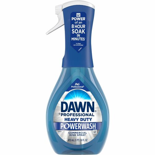 Dawn Heavy Duty Powerwash - For Dish, Food Service, Restaurant, Kitchen, Sink, Commercial - Spray - 16 fl oz (0.5 quart) - Heavy Duty - Blue - 1 Bottle