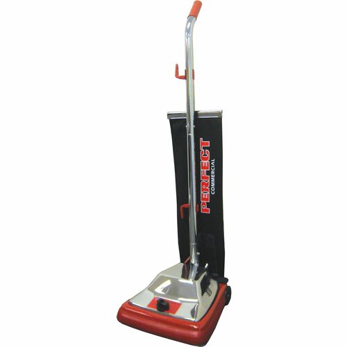 V.A.C. 12" Wide Upright Vacuum - 870 W Motor - Bagged - 12" Cleaning Width - Carpet - 50 ft Cable Length - Black