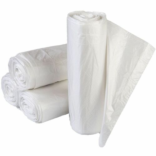 Pitt Plastics EcoStrong Plus Trash Bag - 60 gal/75 lb Capacity - 58" Length x 38" Width x 1.35 mil (34 Micron) Thickness - Low Density - Clear - Resin, Plastic, Linear Low-Density Polyethylene (LLDPE) - Can - Recycled - 100 / Pack