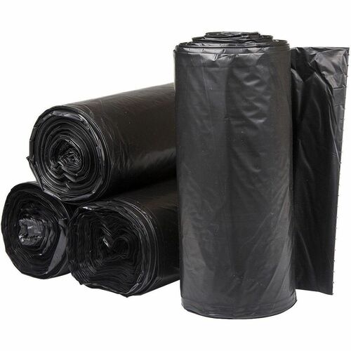 Pitt Plastics EcoStrong Plus Trash Bag - 60 gal Capacity - High Density - Black - High-density Polyethylene (HDPE), Resin - 200/Pack - Can - Recycled