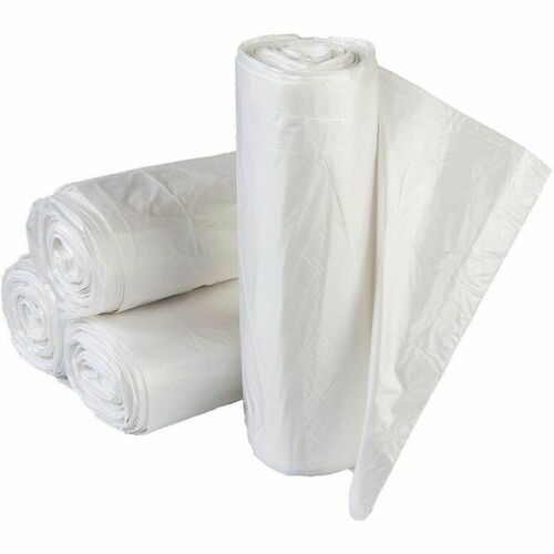Pitt Plastics EcoStrong Plus Trash Bag - 56 gal Capacity - 47" Length x 43" Width x 0.63 mil (16 Micron) Thickness - High Density - Natural - High-density Polyethylene (HDPE), Resin, Plastic - Can, Office, School, Cafeteria, Food - Recycled - 200 / Pack
