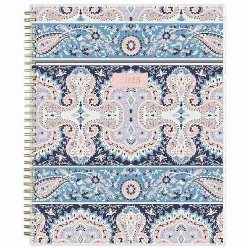 2025 Blue Sky Weekly/Monthly Planning Calendar, 8-1/2" x 11" , Cocorrina Frosted, January To December - Medium - Regular - Weekly, Monthly - January 2025 to December - 11" x 8 1/2" Sheet Size - White Sheet - Wire Bound - Cocorrina Frosted Polypropylene Co
