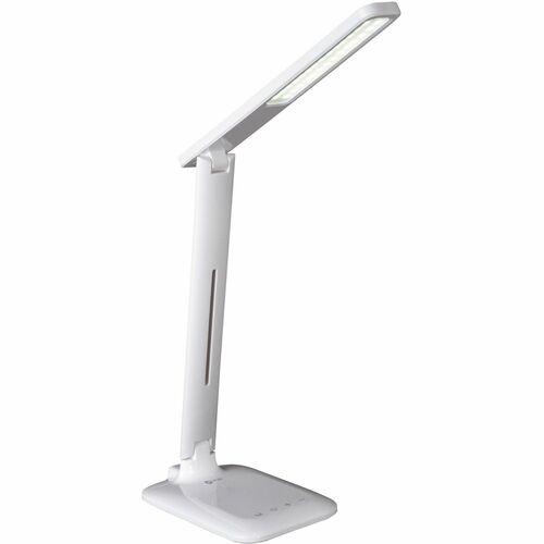 OttLite Slimline LED Desk Lamp - LED Bulb - Color Changing Mode, Adjustable Brightness, ClearSun LED, Touch Sensitive Control Panel, Color Temperature Setting, Adjustable Height, Adjustable Shade - Desk Mountable - White - for Sewing, Crafting