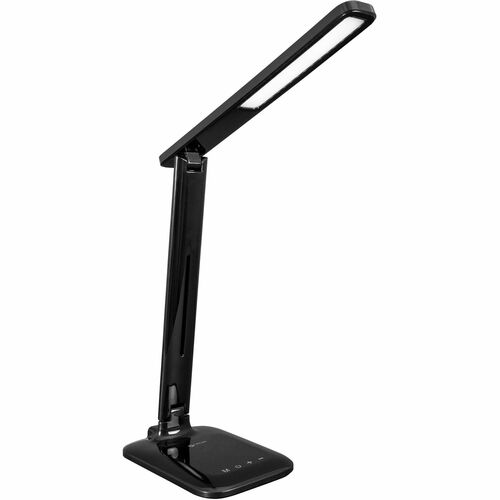 OttLite Slimline LED Desk Lamp - LED Bulb - Color Changing Mode, Adjustable Brightness, ClearSun LED, Touch Sensitive Control Panel, Color Temperature Setting, Adjustable Height, Adjustable Shade - Desk Mountable - Black - for Sewing, Crafting