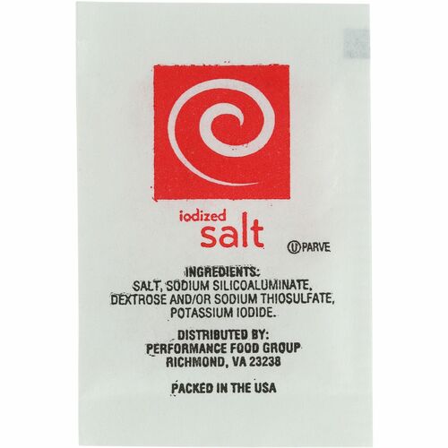 Sugar Foods Salt Packets - 0.02 oz - 3/Carton