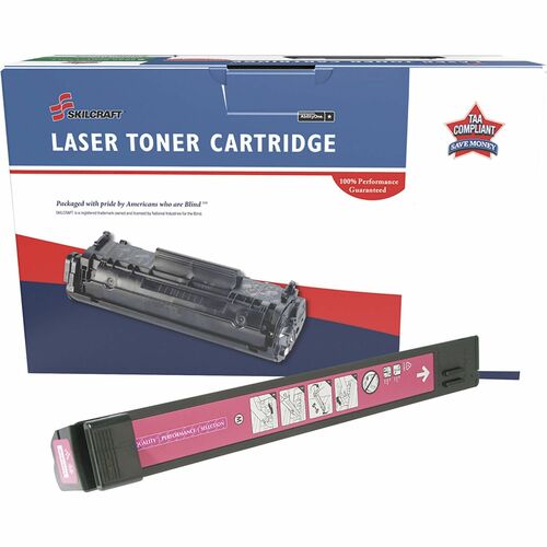 SKILCRAFT® Remanufactured Standard Yield Laser Toner Cartridge 824A - Magenta - 1 Each - 21,000 pages