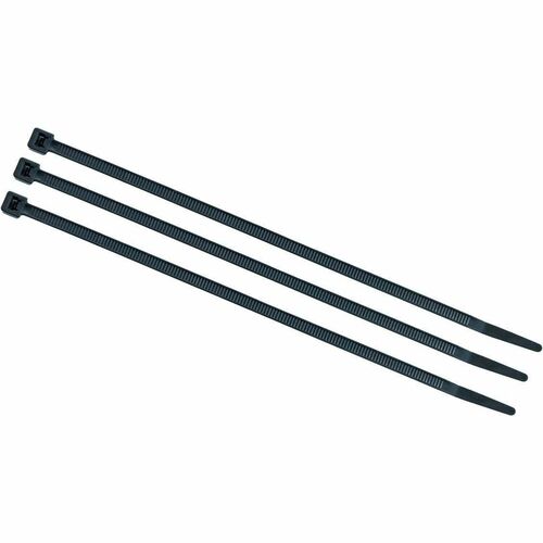 Southwire Cable Ties - Cable Tie - Black - 100 / Pack - 22.68 kg Loop Tensile - 7.6" Length - Polyamide 6.6