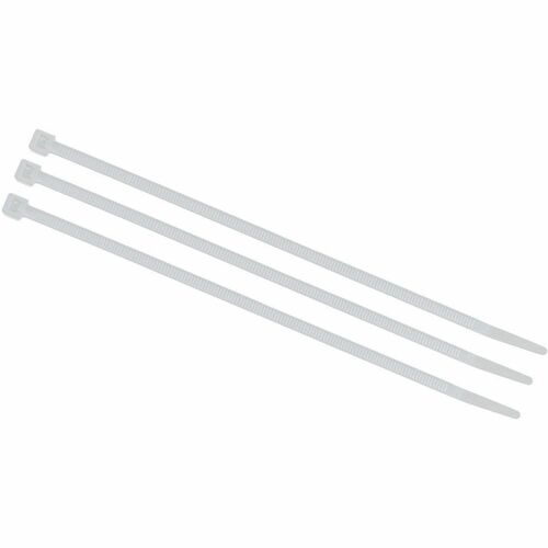 Southwire Cable Ties - Cable Tie - Natural White - 100 / Pack - 22.68 kg Loop Tensile - 7.6" Length - Polyamide 6.6