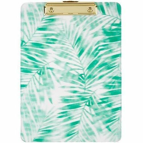 Office Depot Fashion Clipboard - 8 1/2" x 11" Sheet Size - Flat - Polystyrene - 1 Each
